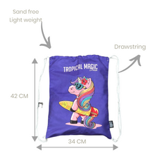 Load image into Gallery viewer, Draw string Beach Bag