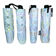Load image into Gallery viewer, umbrella for girls follow your dream glow edge for dark automatic handle small compact size for sun and rain and wind