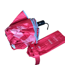 Load image into Gallery viewer, umbrella good vibes only special quote for rain and sun red