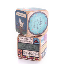 Load image into Gallery viewer, Gratitude Wooden Cube