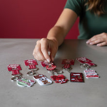 Load image into Gallery viewer, Christmas plastic Keychains
