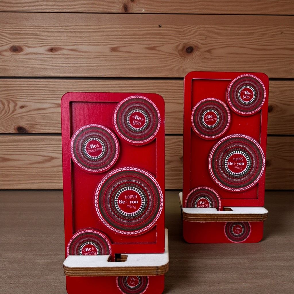 Christmas Wood Mobile Stand