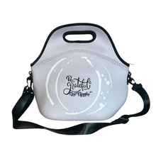 Load image into Gallery viewer, lunch bag insulated with motivational message for office and school
