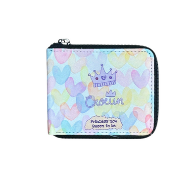 zipper wallet crown for girls kids 